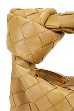 Bottega Veneta Mini Jodie Bag in Dark Praline & Gold, view 7, click to view large image.