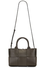 Bottega Veneta Mini Arco Tote Bag in Kaki & Gold, view 1, click to view large image.