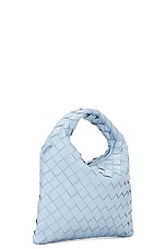 Bottega Veneta Mini Hop Bag in Ice & Muse Brass, view 5, click to view large image.