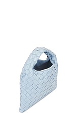Bottega Veneta Mini Hop Bag in Ice & Muse Brass, view 6, click to view large image.