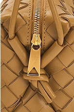 Bottega Veneta Mini Loop Bag in Dark Praline & Gold, view 7, click to view large image.