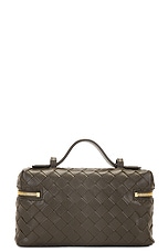 Bottega Veneta Bang Bang Vanity Case Bag in Kaki & Gold, view 3, click to view large image.