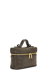 Bottega Veneta Bang Bang Vanity Case Bag in Kaki & Gold, view 4, click to view large image.