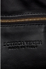 Bottega Veneta Small Hop Bag in Black & Muse Brass, view 6, click to view large image.