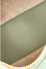 Bottega Veneta Small Loop Crossbody Bag in New Sauge & Muse Brass, view 7, click to view large image.