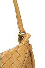 Bottega Veneta Medium Gemelli Bag in Dark Praline & Muse Brass, view 8, click to view large image.