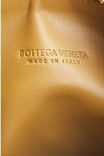 Bottega Veneta Micro Wallace Bag in Dark Praline & Gold, view 7, click to view large image.