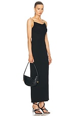 Bottega Veneta Small Solstice Bag in Black & Muse Brass, view 2, click to view large image.