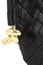 Bottega Veneta Small Solstice Bag in Black & Muse Brass, view 7, click to view large image.