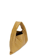 Bottega Veneta Small Hop Bag in Dark Praline & Muse Brass, view 5, click to view large image.