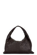 Bottega Veneta Small Hop Bag in Fondant & Muse Brass, view 3, click to view large image.