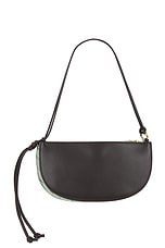 Bottega Veneta Gemelli Double Pouch in New Sauge, Fondant, & Muse Brass, view 3, click to view large image.