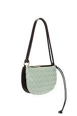 Bottega Veneta Gemelli Double Pouch in New Sauge, Fondant, & Muse Brass, view 4, click to view large image.