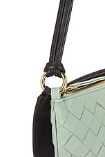 Bottega Veneta Gemelli Double Pouch in New Sauge, Fondant, & Muse Brass, view 7, click to view large image.