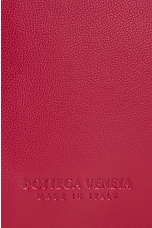 Bottega Veneta Cassette Card Case in Dark Red, view 5, click to view large image.