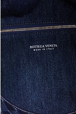 Bottega Veneta Large Hop Hobo Bag in Abyss, Indigo, & Muse Brass, view 6, click to view large image.