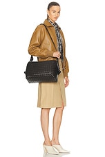 Bottega Veneta Medium Loop Shoulder Bag in Fondant & Muse Brass, view 2, click to view large image.