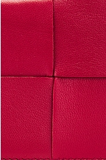 Bottega Veneta Cassette Card Case in Dark Red, view 6, click to view large image.