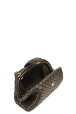 Bottega Veneta Lauren 1980 Teen Clutch in Kaki & Muse Brass, view 5, click to view large image.