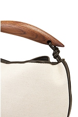 Bottega Veneta Small Sardine Bag in Natural, Kaki, & Ru, view 7, click to view large image.