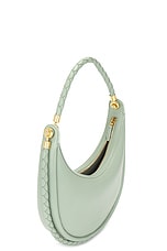 Bottega Veneta Hula Hoop Hobo Bag in New Sauge & Muse Brass, view 5, click to view large image.