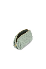 Bottega Veneta Concert Pouch in New Sauge & Gold, view 5, click to view large image.