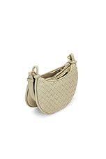 Bottega Veneta Gemelli Multipocket Bag in Travertine & Muse Brass, view 5, click to view large image.