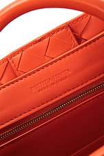 Bottega Veneta Small Andiamo Bag in Orange & Muse Brass, view 7, click to view large image.