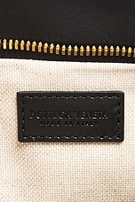 Bottega Veneta Medium Prism Pouch in Black & Gold, view 6, click to view large image.