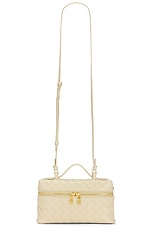 Bottega Veneta Bang Bang Vanity Case Bag in Light Butterscotch & Gold, view 1, click to view large image.