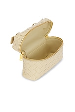 Bottega Veneta Bang Bang Vanity Case Bag in Light Butterscotch & Gold, view 6, click to view large image.