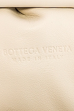 Bottega Veneta The Pouch Clutch in Plaster & Gold, view 6, click to view large image.