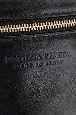 Bottega Veneta Padded Cassette Bag in Black & Gold, view 7, click to view large image.