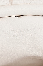 Bottega Veneta The Pouch Clutch in White & Silver, view 6, click to view large image.