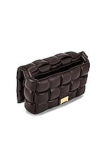 Bottega Veneta Padded Cassette Crossbody Bag in Fondente & Gold, view 6, click to view large image.