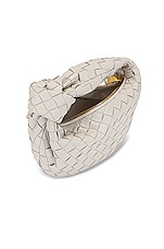 Bottega Veneta Mini Jodie Bag in Chalk & Gold, view 5, click to view large image.