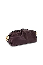 Bottega Veneta The Chain Pouch Bag in Grape & Gold, view 4, click to view large image.