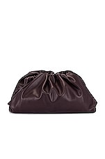 Bottega Veneta The Pouch Clutch in Grape & Gold, view 1, click to view large image.