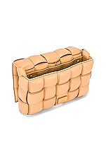 Bottega Veneta Small Padded Cassette Bag in Almond & Gold, view 5, click to view large image.