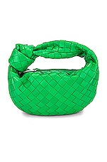 NWT BOTTEGA VENETA Parakeet Green Mini Beaded Jodie Bag Size OS