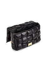 Bottega Veneta Chain Cassette Bag in Black & Gold, view 6, click to view large image.