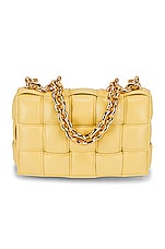 Bottega Veneta Chain Cassette Bag in Butter & Gold, view 1, click to view large image.