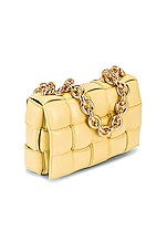Bottega Veneta Chain Cassette Bag in Butter & Gold, view 4, click to view large image.