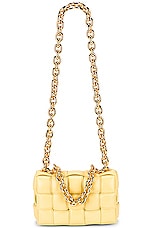 Bottega Veneta Chain Cassette Bag in Butter & Gold, view 6, click to view large image.
