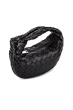 Bottega Veneta Mini Jodie Bag in Black & Silver, view 4, click to view large image.