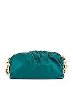 Bottega Veneta The Pouch Chain Bag in Mallard & Gold, view 3, click to view large image.