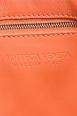Bottega Veneta Padded Cassette Crossbody Bag in Peachy & Silver, view 7, click to view large image.