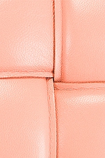 Bottega Veneta Padded Cassette Crossbody Bag in Peachy & Silver, view 8, click to view large image.