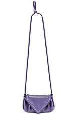 Bottega Veneta Small Beak Bag in Lavender & Silver, view 1, click to view large image.