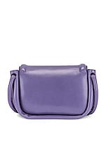 Bottega Veneta Small Beak Bag in Lavender & Silver, view 4, click to view large image.